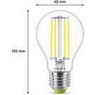 Philips Classic Glass LED ES light bulb 40W, imported from the UK