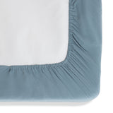 Habitat Cotton Rich Denim Fitted Sheet King Size, UK version