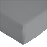 Argos Home plain grey double fitted sheet - British product