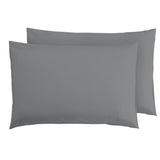 Argos Home pillowcase pair grey L75 x W50cm - British product
