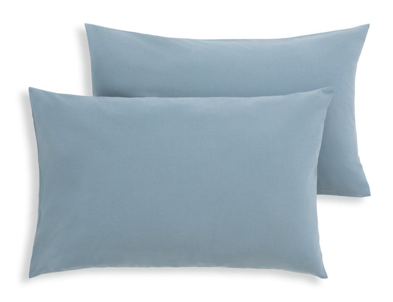 Habitat denim pillowcase pair size L75 x W50cm, UK version