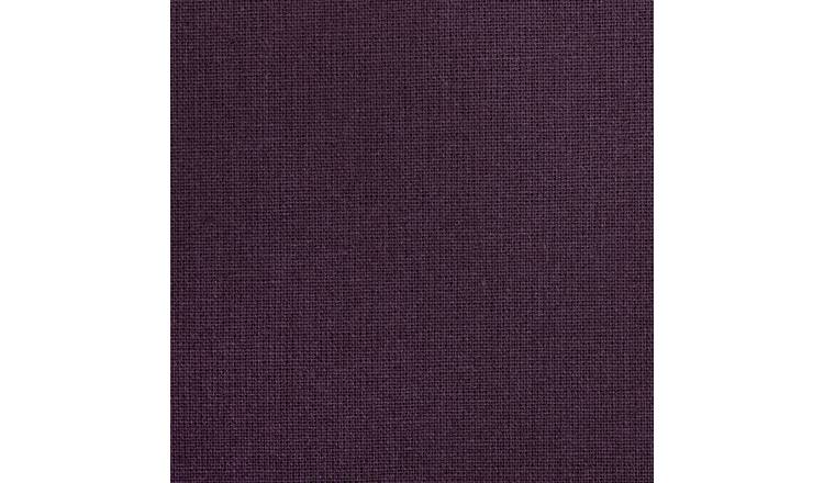 Habitat Cotton Rich Standard Pillowcase Pair in Grape, Size L75 x W50cm, UK version