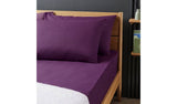 Argos Habitat Cotton Rich 180 TC Standard Pillowcase Pair - Grape, Pillow Cases, Size L75 x W50cm- Buy online at McGrocer