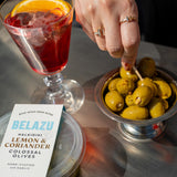 Belazu Halkidiki olives lemon coriander 140g, UK version
