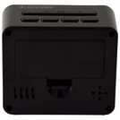 Acctim Cole radio controlled LCD display alarm clock black - British product