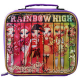 Zak Rainbow High Glitter Lunch Bag 20x23x8cm (British brand)