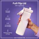 Ion8 Lilac Dusk water bottle 600ml, UK version