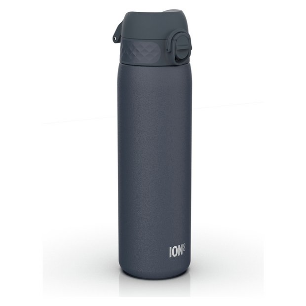 Ion8 Ash Navy water bottle 600ml, UK version