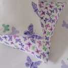 Argos Home watercolour butterflies bedding set double - British product