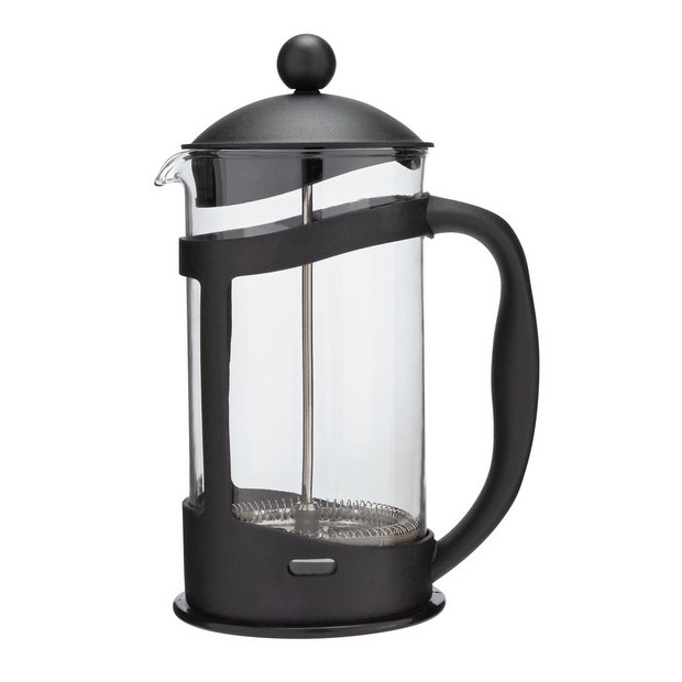 Habitat Cafetiere Black 8 Cup 1000ml, UK version