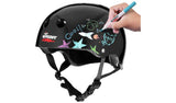 Wipeout dry erase kids bike helmet 52-56cm black (British brand)