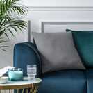 Habitat Velvet Cushion Cover Slate 43x43cm, UK version