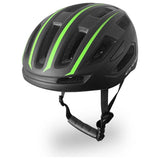 Cross bike helmet black and green 58-62cm - British product