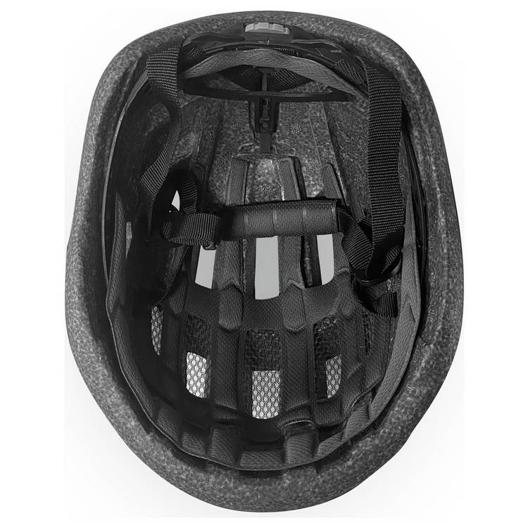 Cross bike helmet black and green 58-62cm - British product