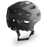 Cross bike helmet black and green 58-62cm - British product