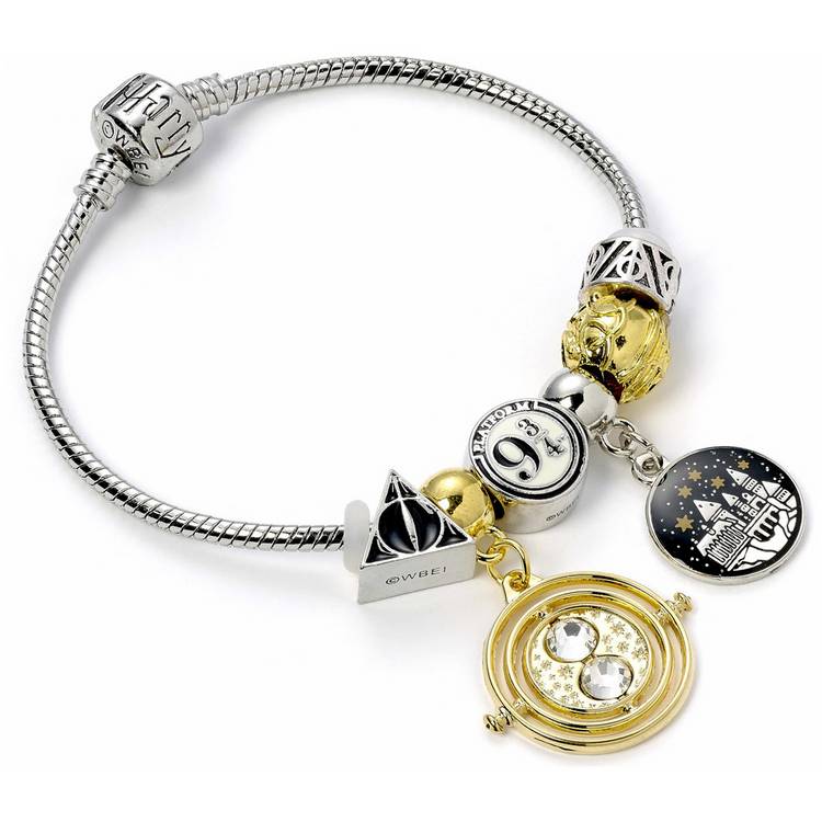 Harry Potter charm bracelet Hogwarts Time Turner 19cm, UK version