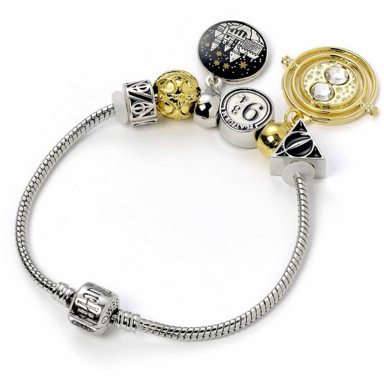 Harry Potter charm bracelet Hogwarts Time Turner 19cm, UK version