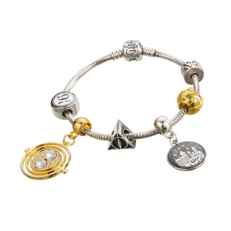 Harry Potter charm bracelet Hogwarts Time Turner 19cm, UK version