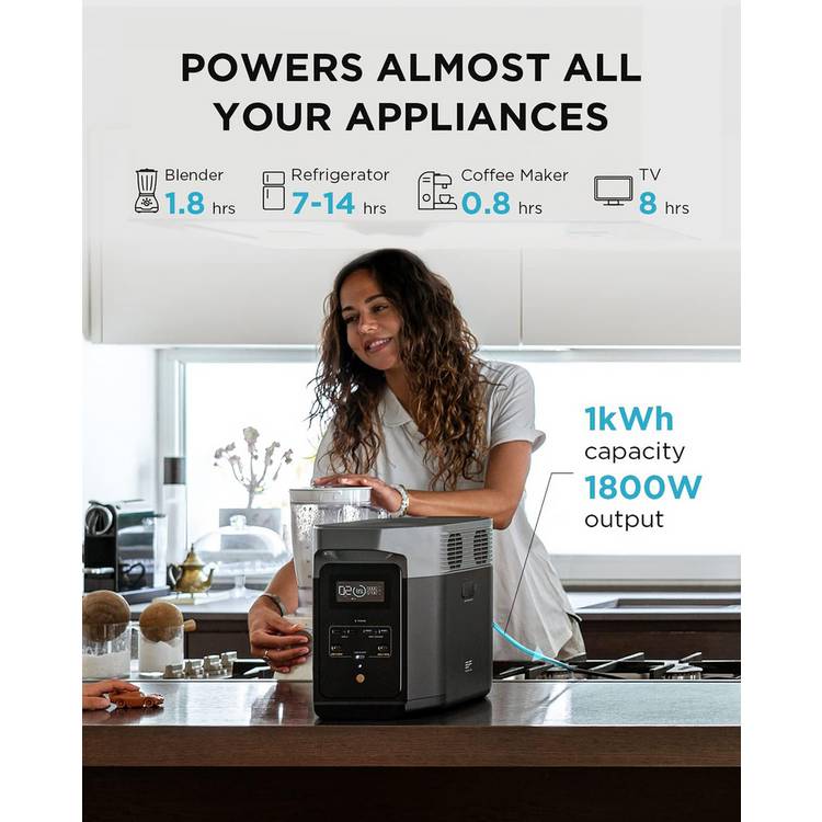 EcoFlow DELTA 2 portable power station 1024Wh (British brand)