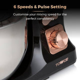 Tower Cavaletto stand mixer black rose gold, imported from the UK
