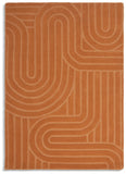 Habitat ginger cut pile rug 120x170cm, UK version