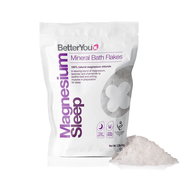 BetterYou Magnesium Sleep Flakes 2 x 1kg - British product