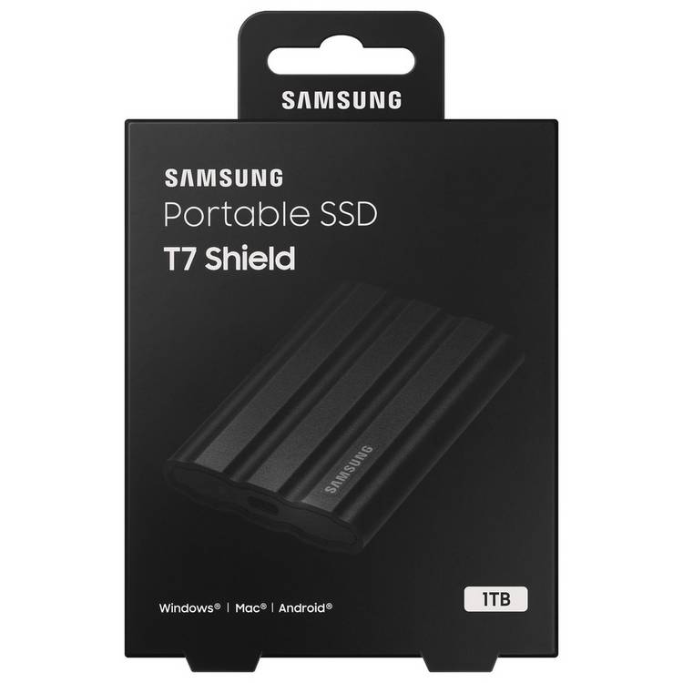 Samsung T7 Shield portable SSD 1TB - British product