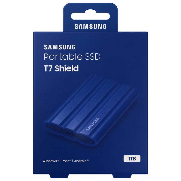 Samsung T7 Shield portable SSD 1TB (British brand)