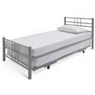 Argos Atlas silver guest bed single with mattresses - British product