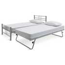 Argos Atlas silver guest bed single with mattresses - British product