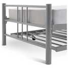 Argos Atlas silver guest bed single with mattresses - British product