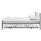 Argos Atlas silver guest bed single with mattresses - British product