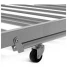 Argos Atlas silver guest bed single with mattresses - British product
