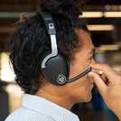 JLab JBuds Work wireless Bluetooth headset in black, UK version