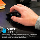 JLab Epic wireless ergonomic mouse black - British product