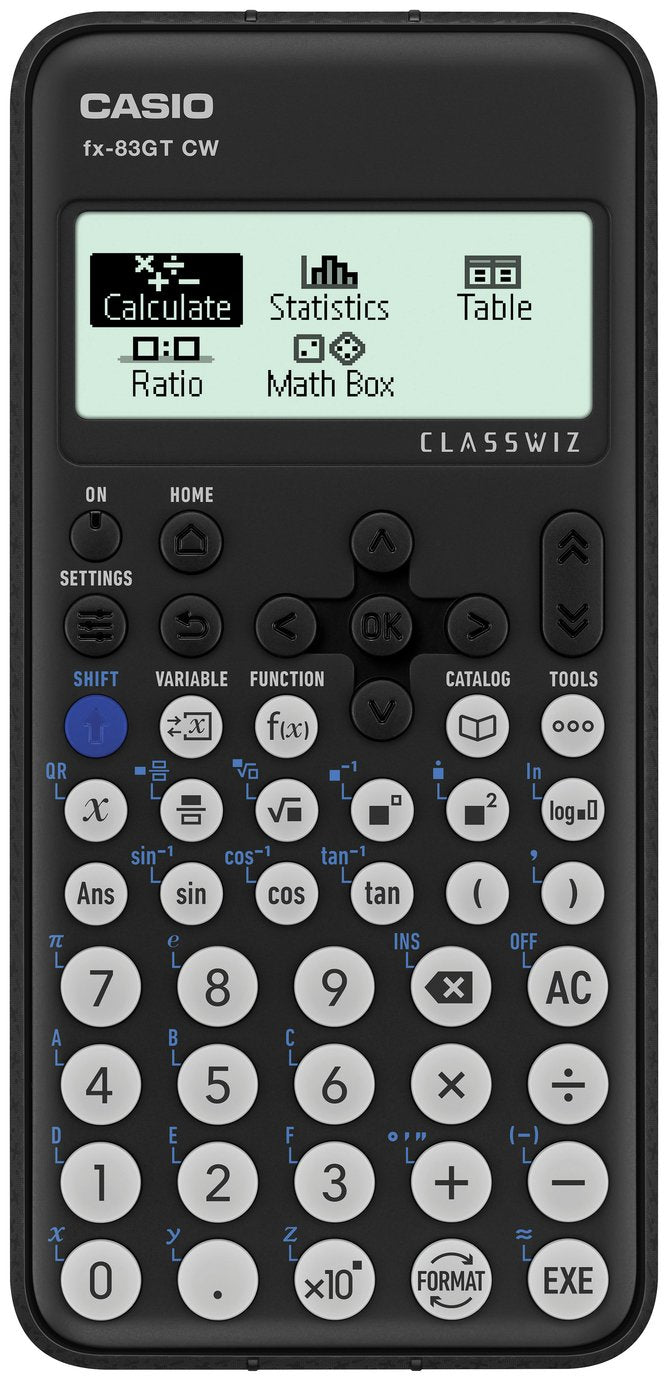 Casio FX-83GTCW scientific calculator - British product
