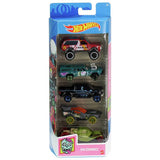Hot Wheels 5-pack diecast cars vehicle assortment (British brand)