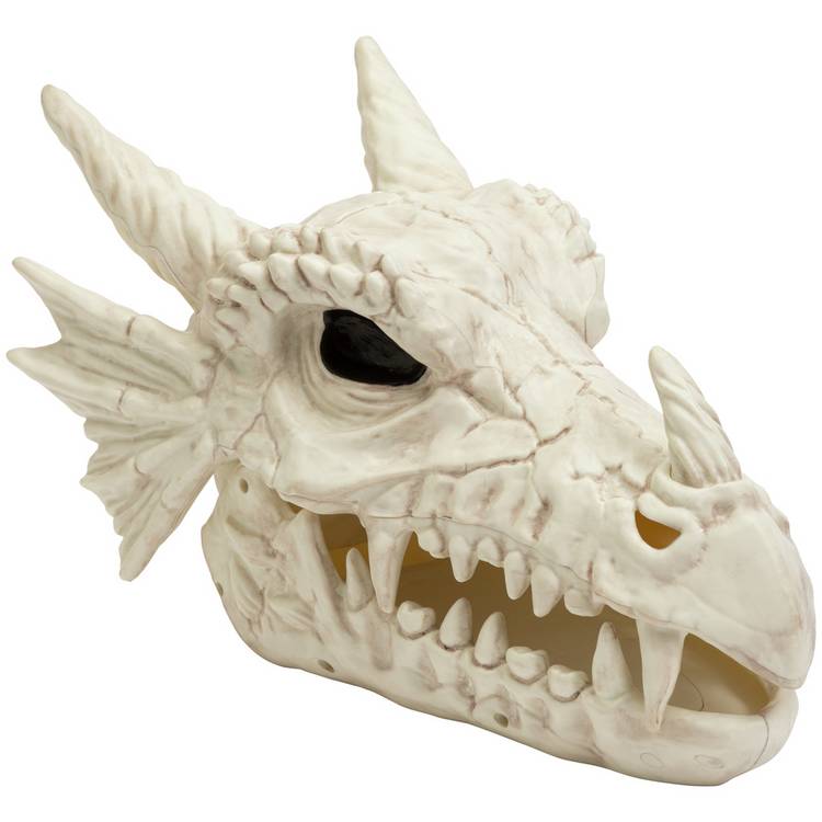 Argos Home Halloween dragon skull bone-white decoration (British brand)
