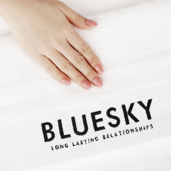 Bluesky Hand Towel White Ideal For Manicures And Salon Routines - British product