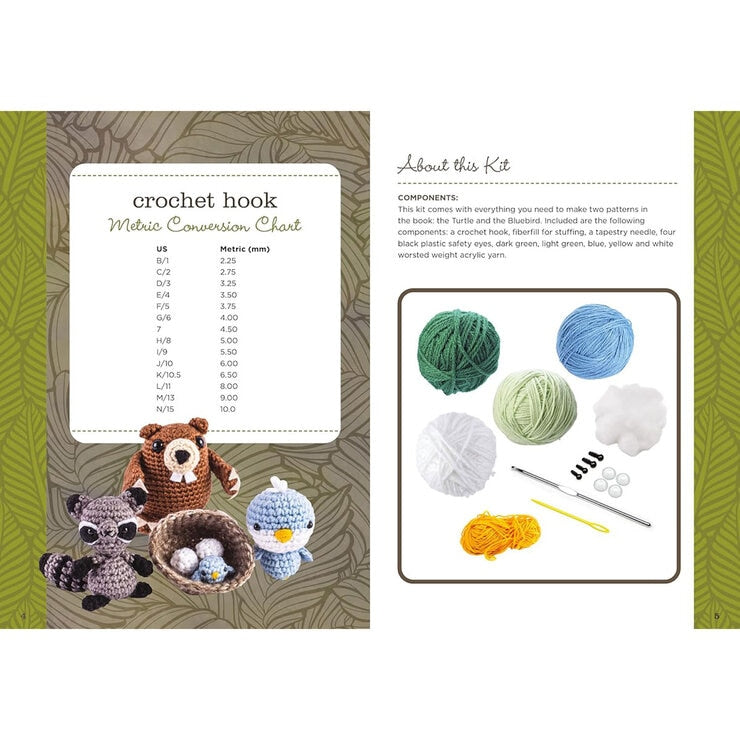 Woodland crochet kit by Kristen Rask - British product