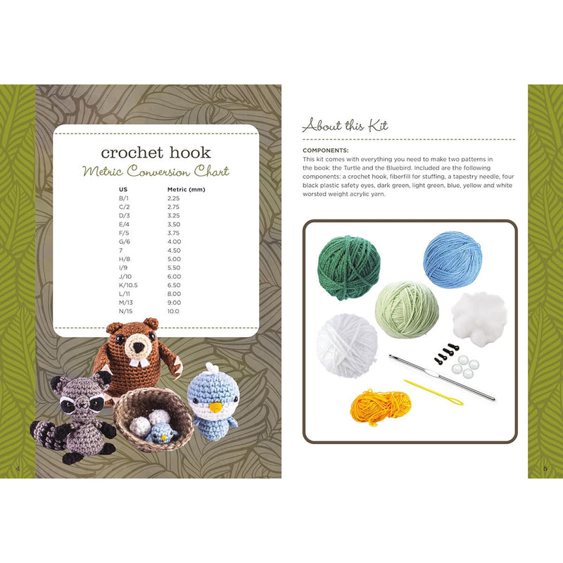 Woodland crochet kit by Kristen Rask - British product