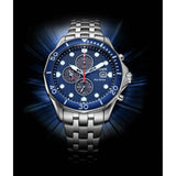 Citizen Eco-Drive chronograph watch blue dial stainless steel, imported from the UK