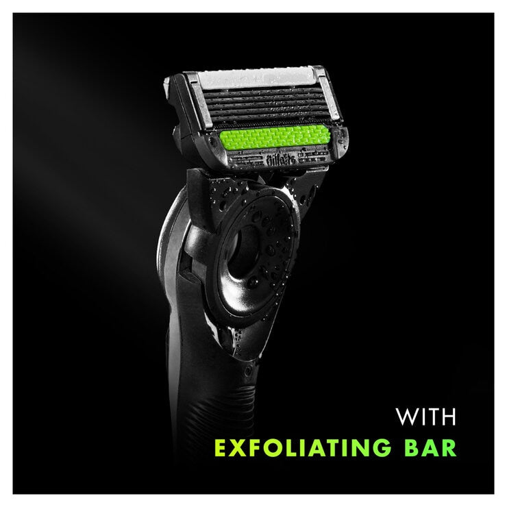 Gillette razor system 7 blades handle stand, imported from the UK