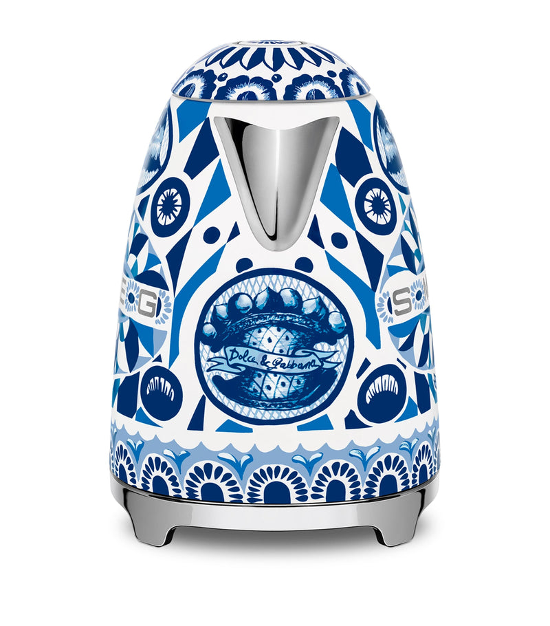 Smeg x Dolce & Gabbana Blu Mediterraneo electric kettle 1.7L (British brand)