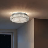 Eglo Balparda chrome crystal ceiling light 605mm, UK version