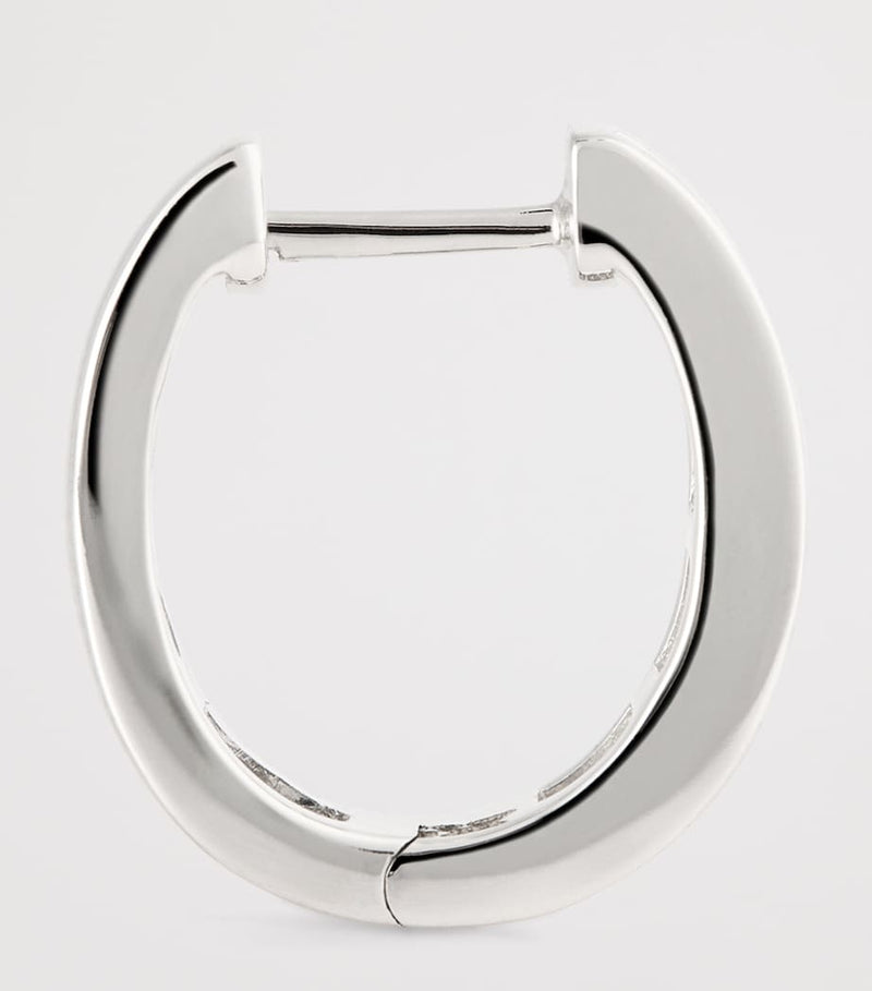 Anita Ko white gold diamond Meryl huggie earrings, UK version