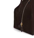 Alaïa Le Bouledogue shoulder bag nubuck leather, imported from the UK