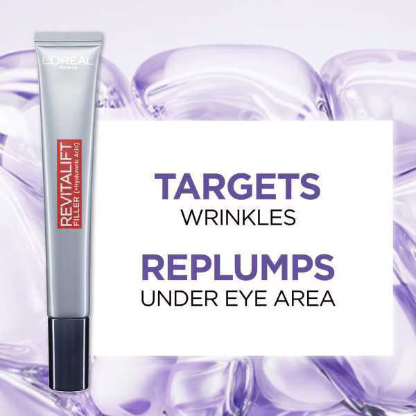 L'Oréal Paris Revitalift Filler Eye Cream 15ml, UK version