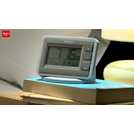 Seiko LCD alarm clock with calendar and temperature display (British brand)