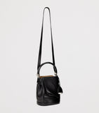 Ralph Lauren small leather floral bucket bag (British brand)